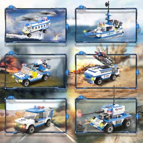 Kit de 1169 Piezas de Bloques de Construcción de Barco de - Imagen 7