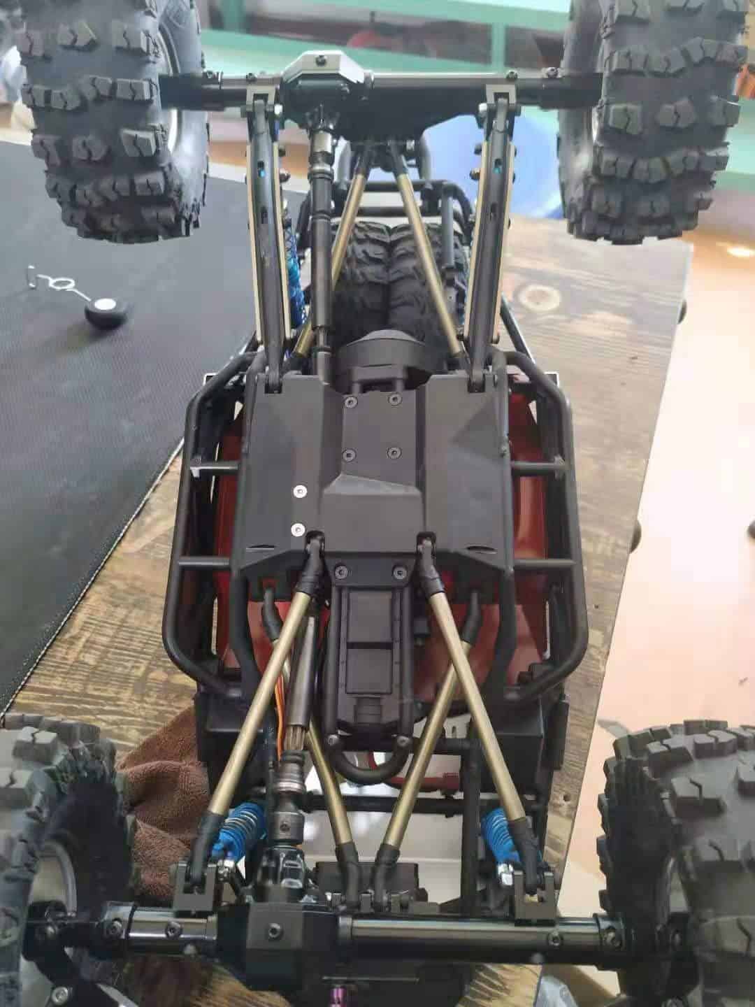 Eje delantero y trasero de aluminio para Axial Wraith 1/10 - Imagen 7