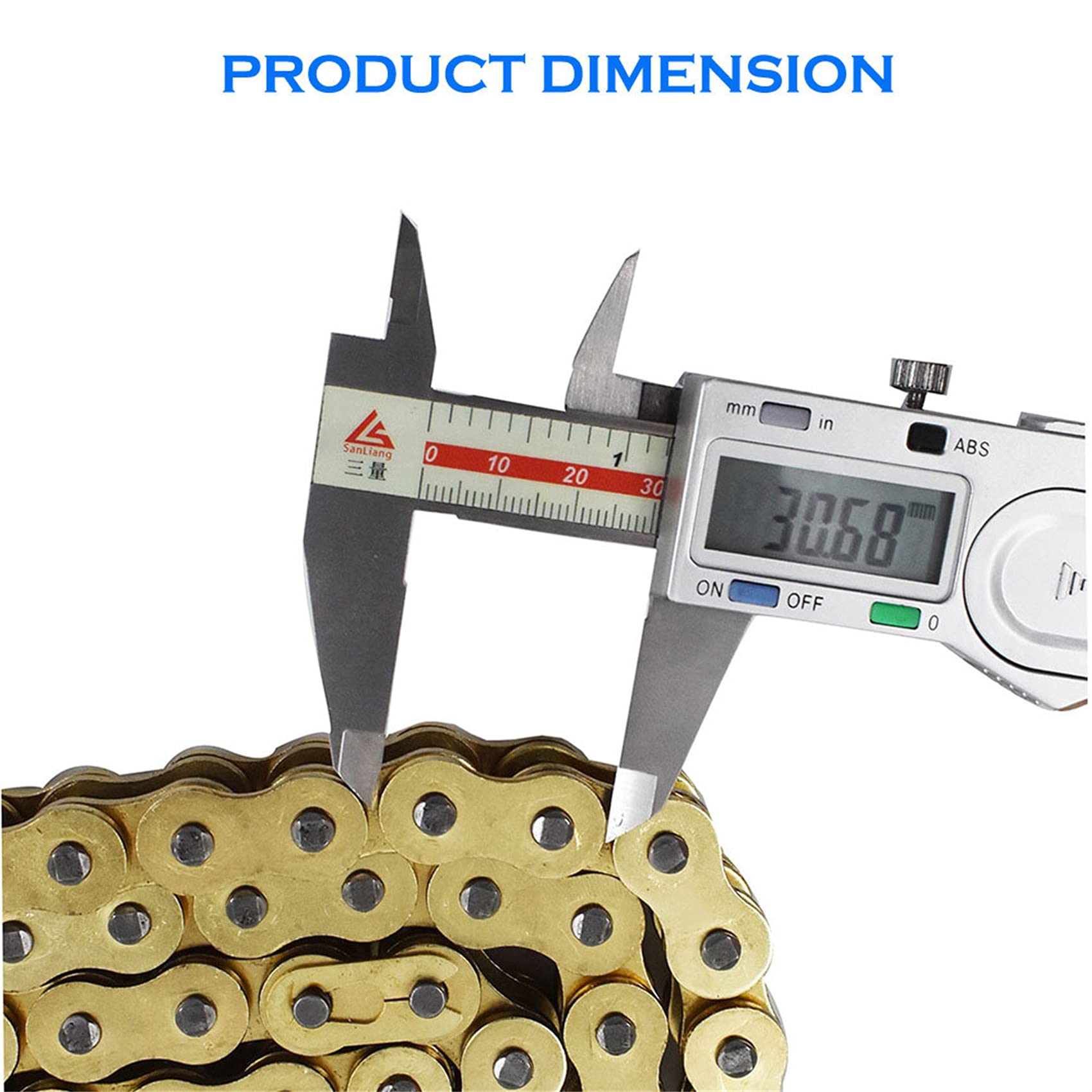 Cadena de transmisión labwork color dorado con O-Ring - Imagen 4