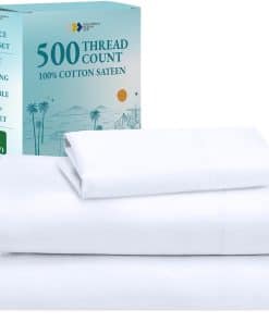 California Design Den - Juego de sábanas gemelas de algodón