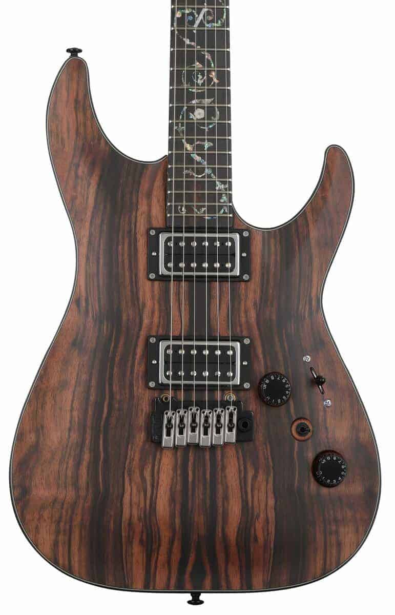 Guitarra Eléctrica Schecter C-1 Exotic Ebony - Satin Natural