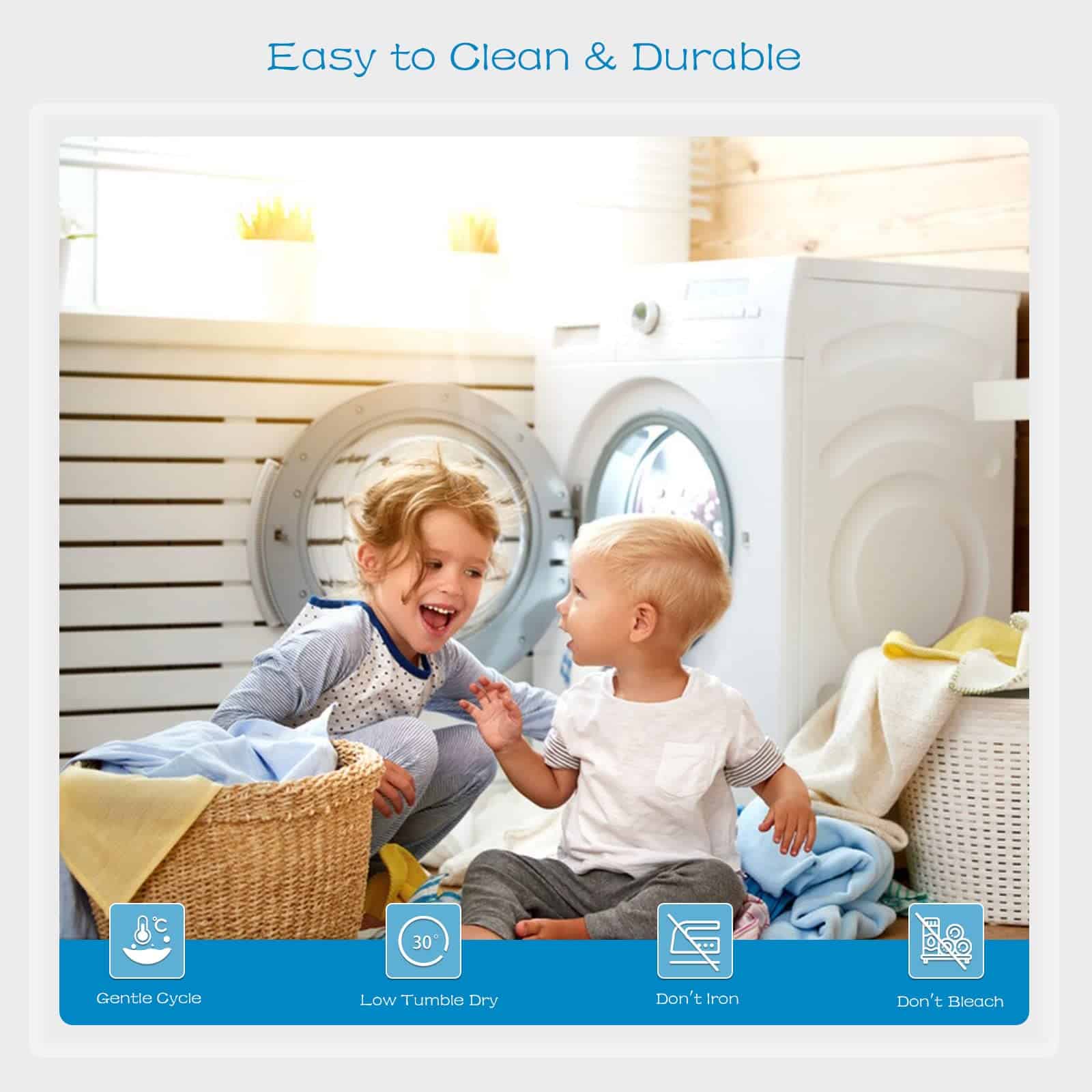 Protector de colchón impermeable 100% Grt (paquete de 2), - Imagen 7