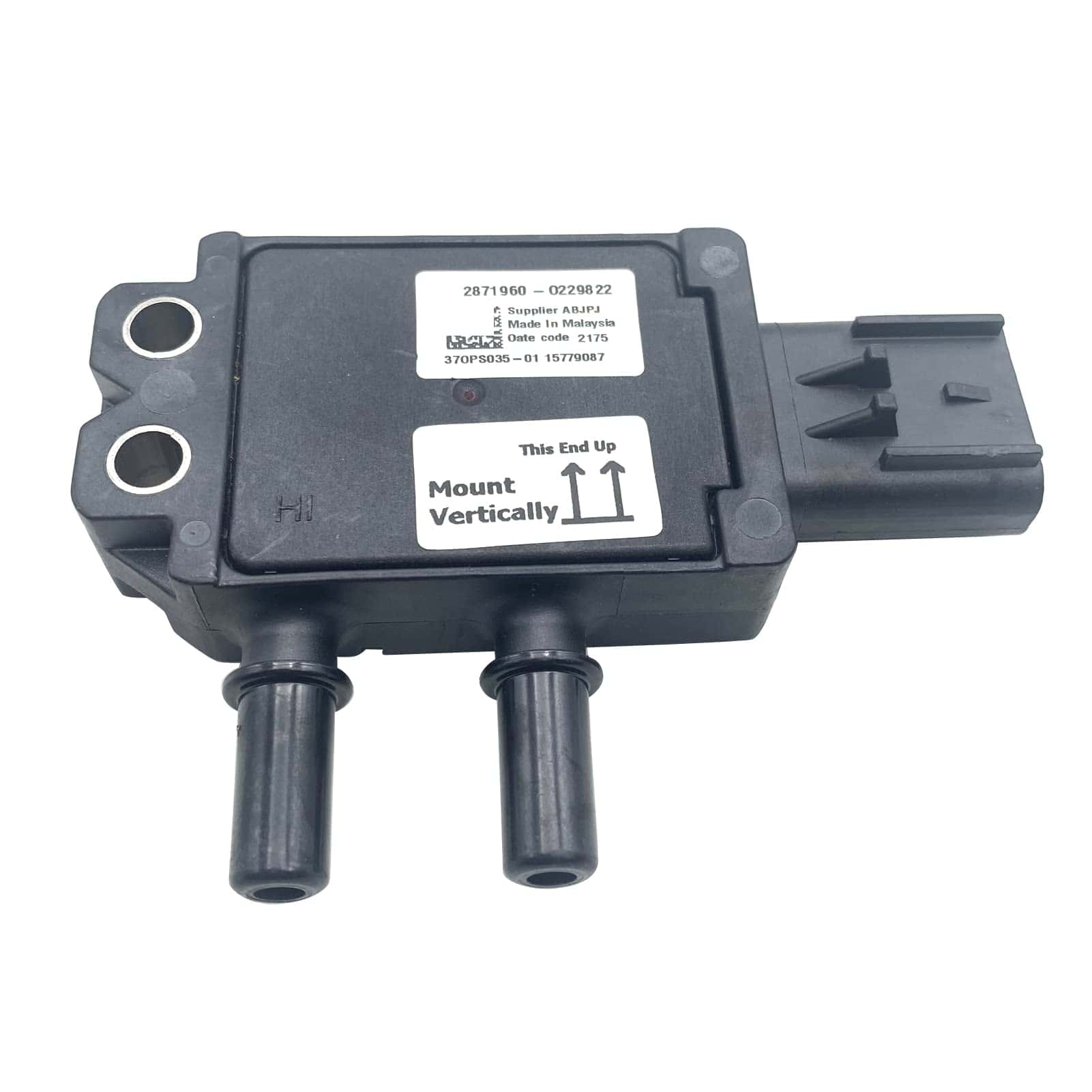 Sensor de presión diferencial de gas de escape 2871960 para