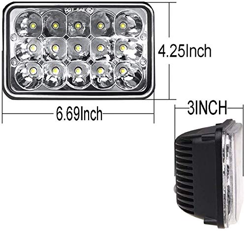 Conjunto de 4 Faros LED Aprobados por el DOT Compatible con - Imagen 4