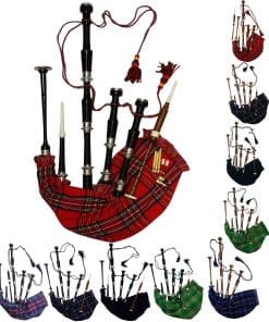 Gaita Escocesa AAR en Madera de Rosa con Acabado Negro