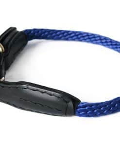 Collar de perro Alvalley Rope & Leather con hebilla -