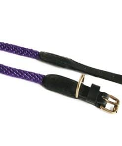 Collar de Perro de Cuerda y Cuero Alvalley con Hebilla -