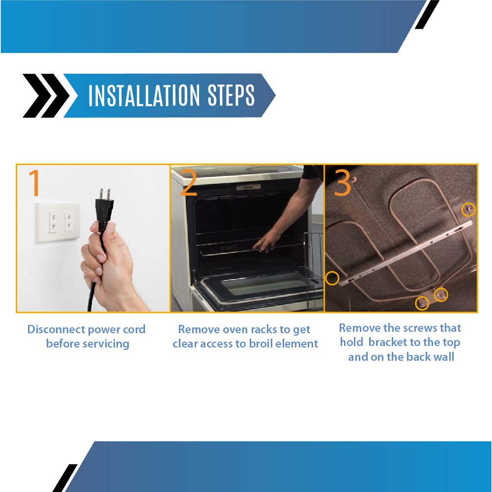 Elemento de Broil de 3000w para GE Reemplaza AP2031008 - Imagen 6