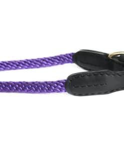 Collar de cuerda y cuero Alvalley con hebilla - Collares