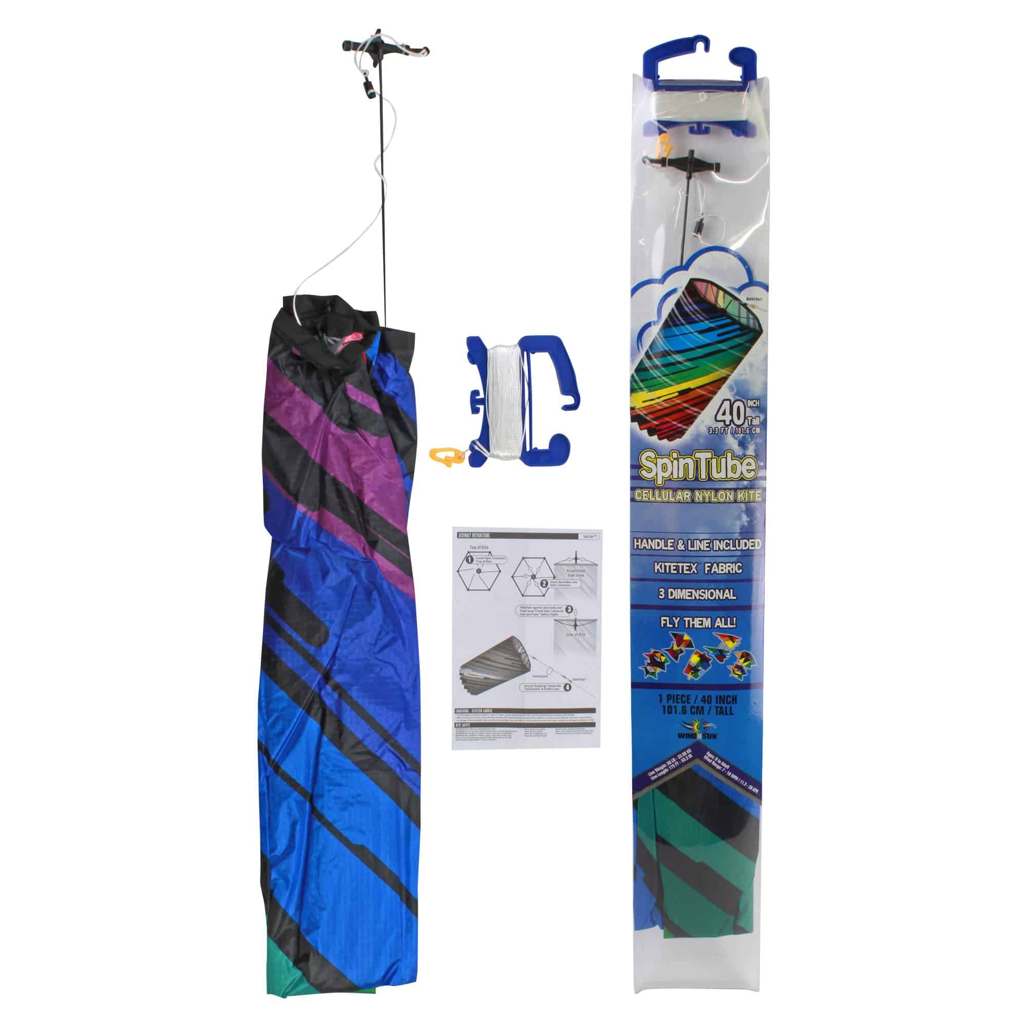 Cometa giratoria WindNSun Supersize Revolution de poliéster - Imagen 5