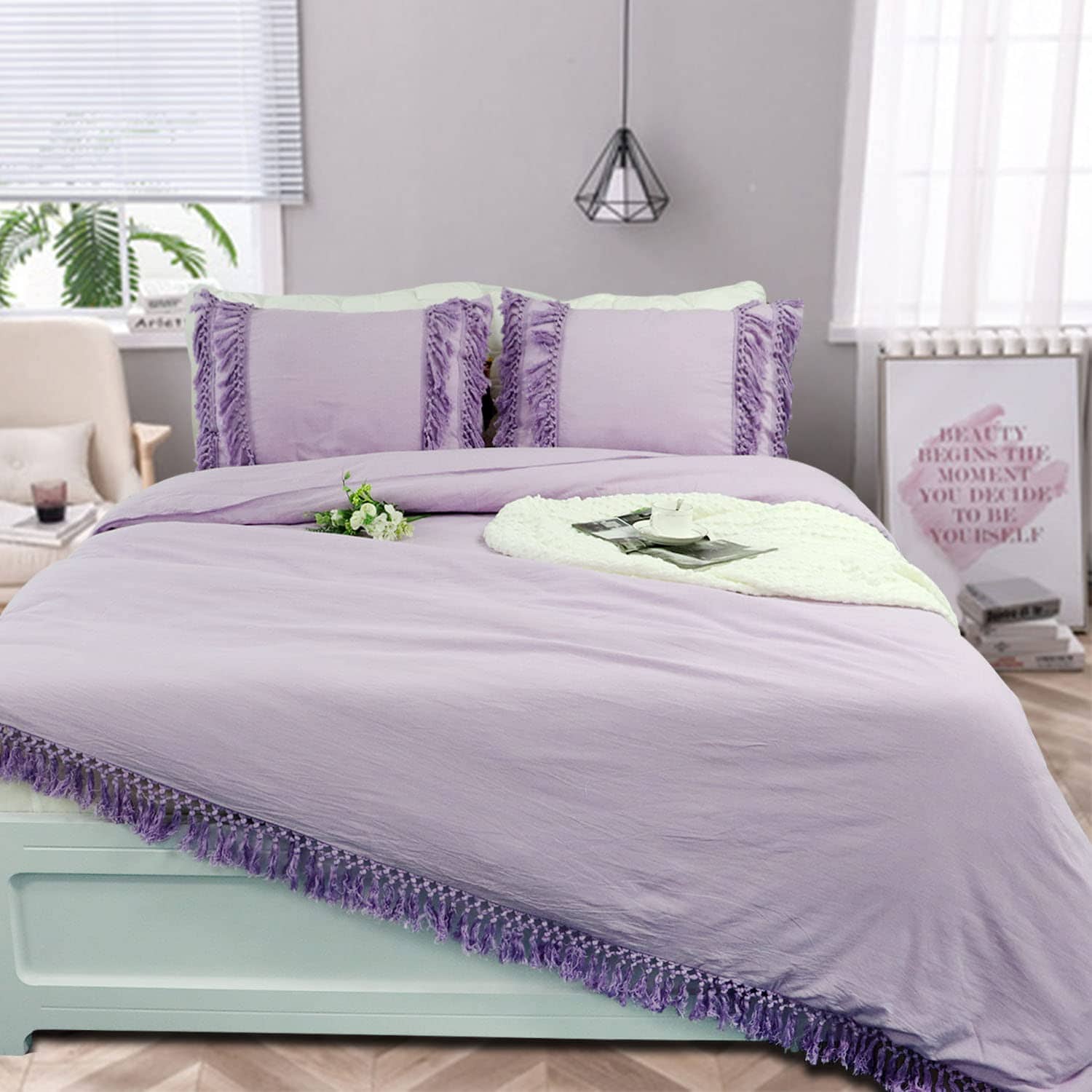 Juego de Funda de Edredón Suave Softta 3 Piezas (1 Funda de