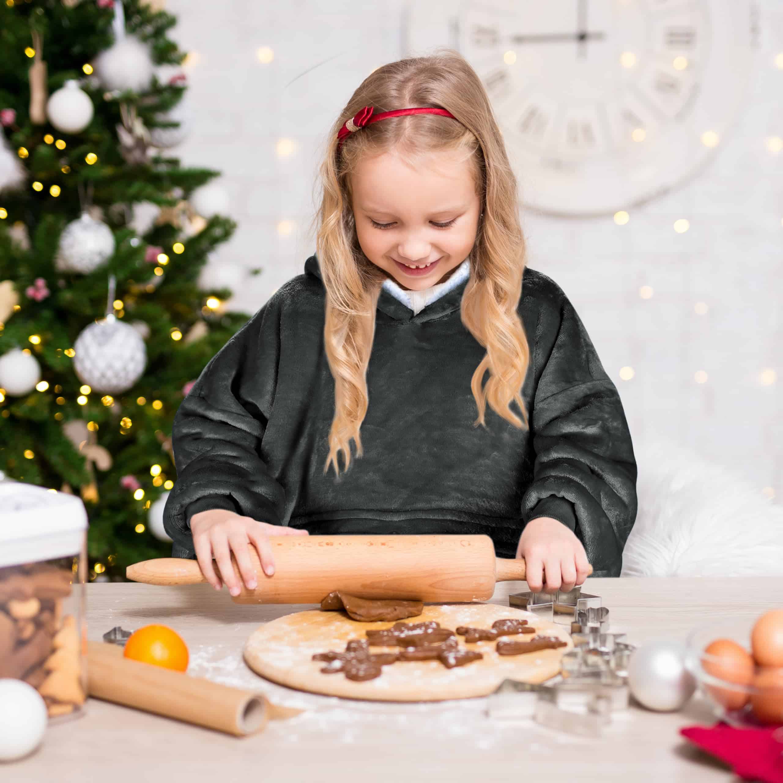 Manta con capucha extragrande Solaris para niños, regalo - Imagen 5