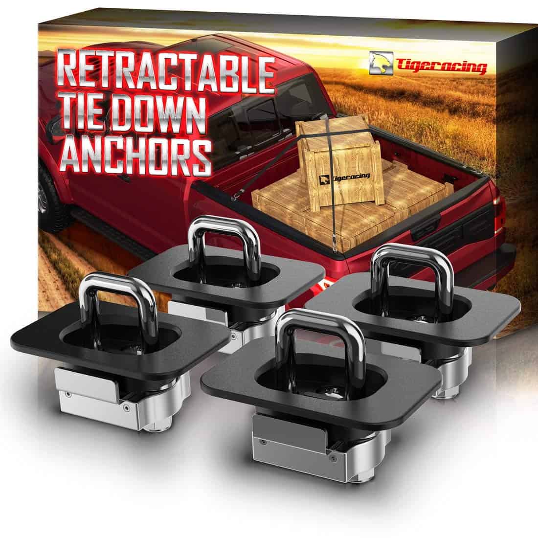 Anclas de Amarre Tigeracing Retráctiles para la Parte