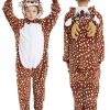 Disfraz de reno para niñas CALANTA Onesie con capucha para