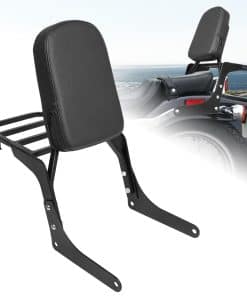 AUFER Respaldo Trasero Desmontable Negro para Pasajeros con