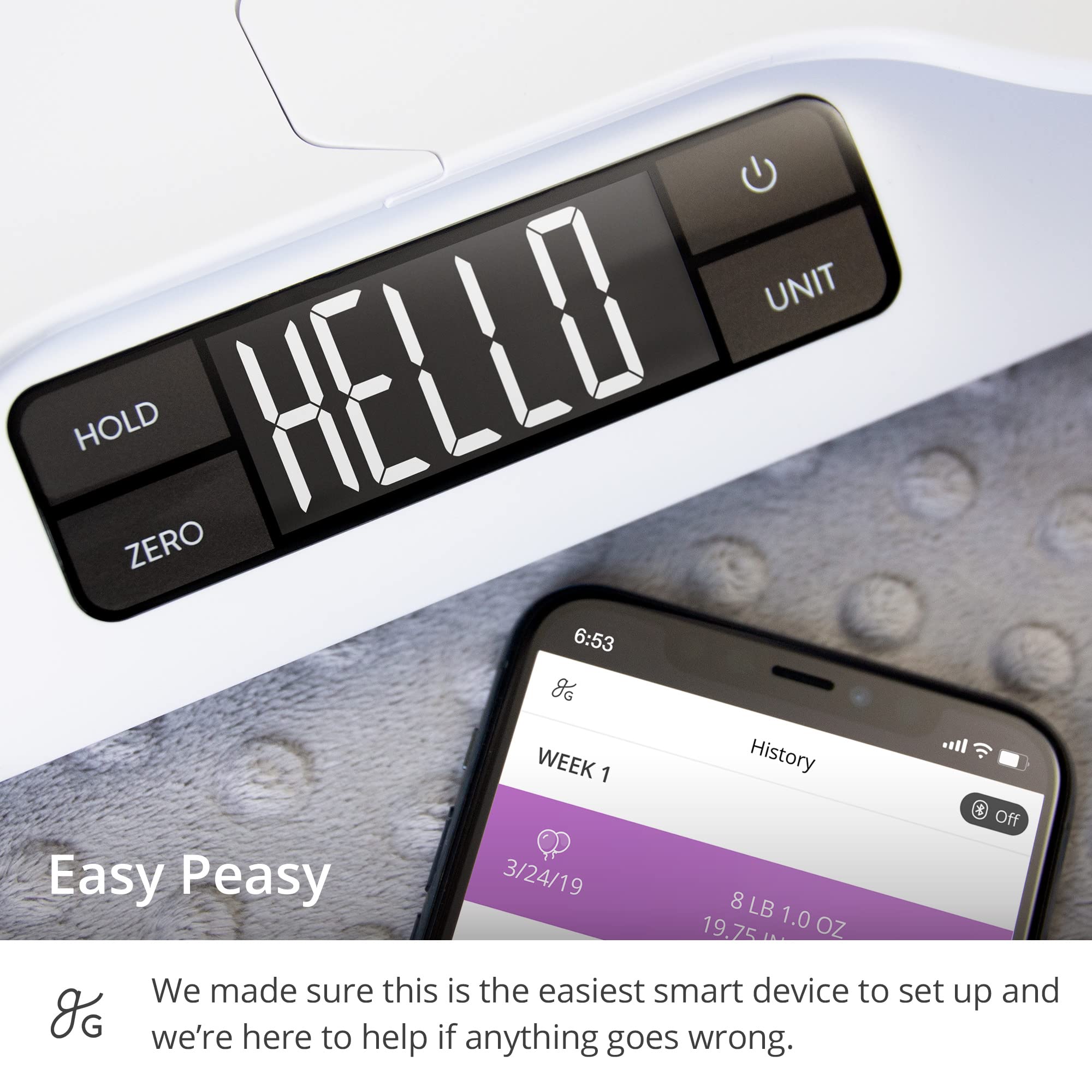 Báscula Inteligente para Bebés Greater Goods con Algoritmo - Imagen 3