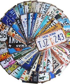 51 piezas de Placas de Matrícula Réplica, los 50 Estados de