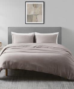 Juego de Funda nórdica de Lino DAPU - Mezcla de Algodón y