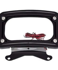 Marco de matrícula de motocicleta YIBO con luz LED para