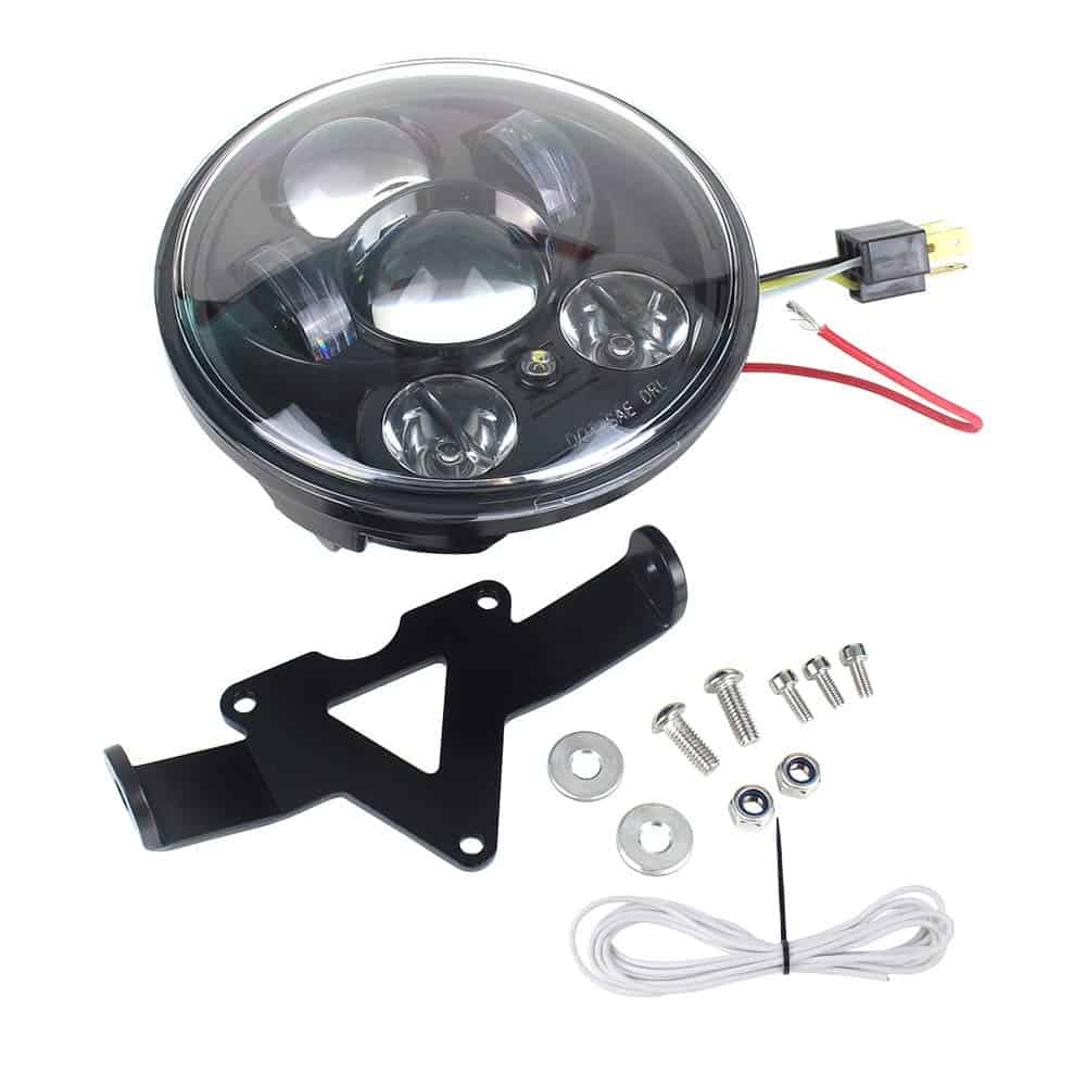 Faro Delantero de Motocicleta Akmties de 5.75 pulgadas con - Imagen 3