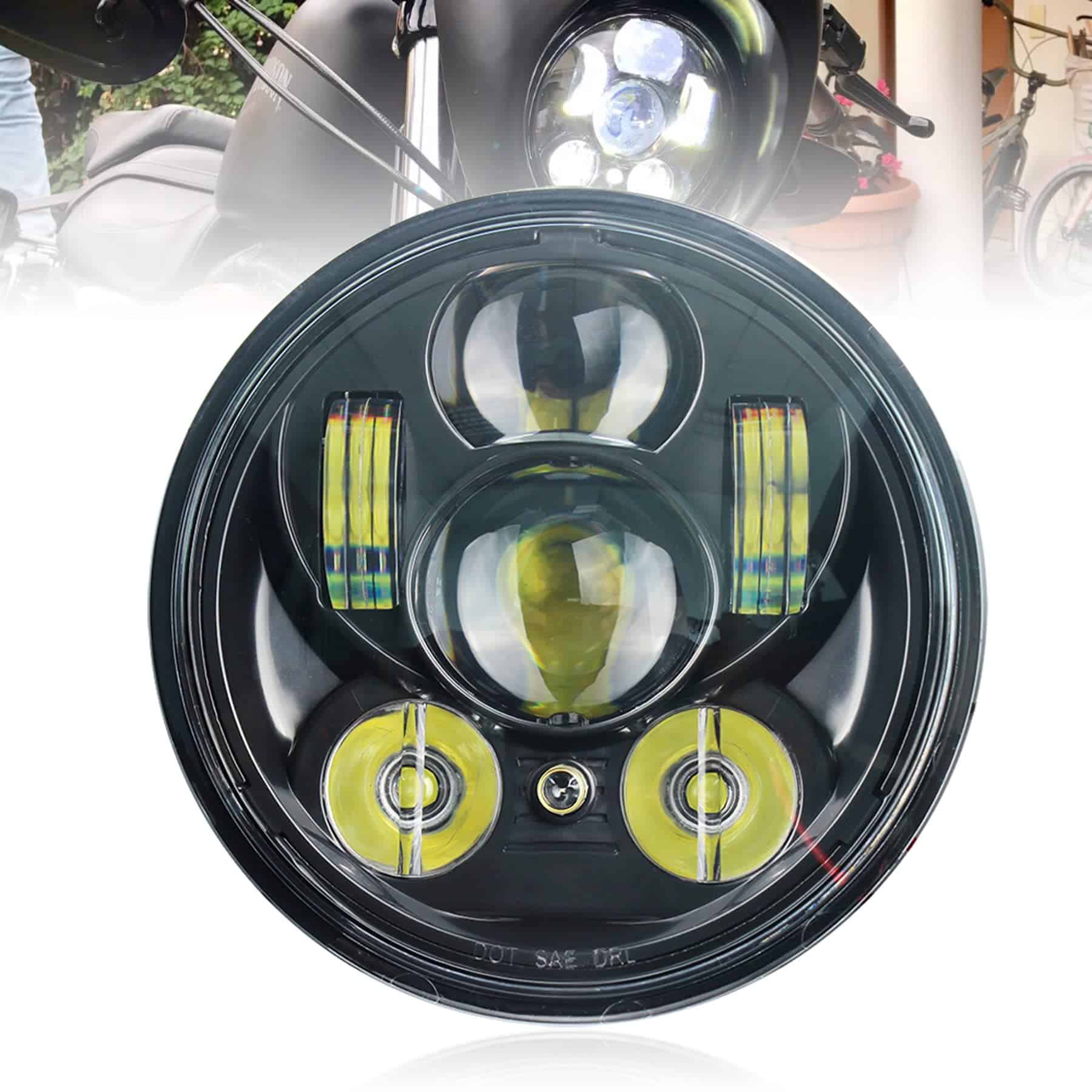 Faro Delantero de Motocicleta Akmties de 5.75 pulgadas con