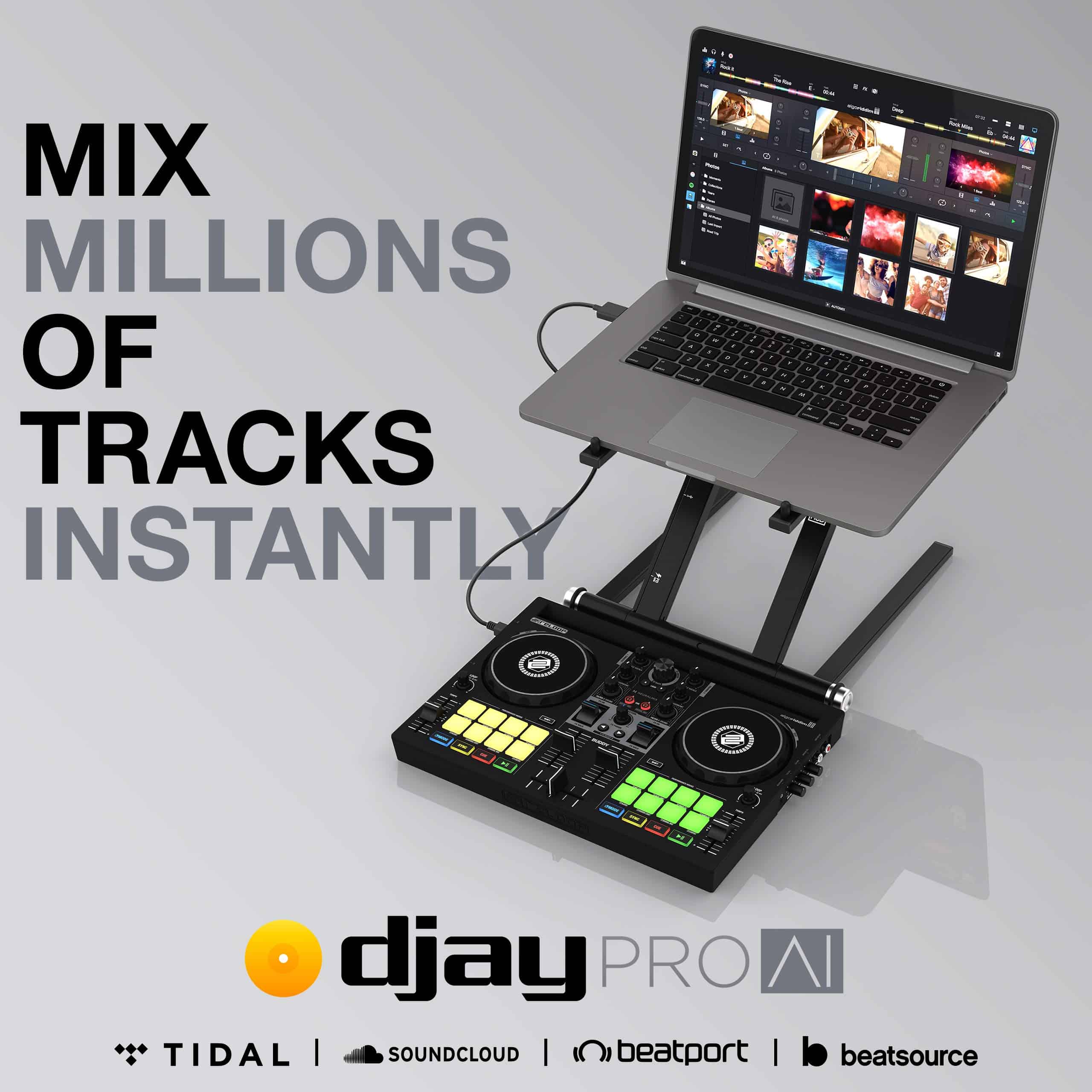 Controlador de DJ de 2 canales compacto Reloop Buddy - Imagen 3