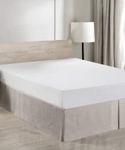 Faldón de cama de lino belga Simple&Opulence con caída