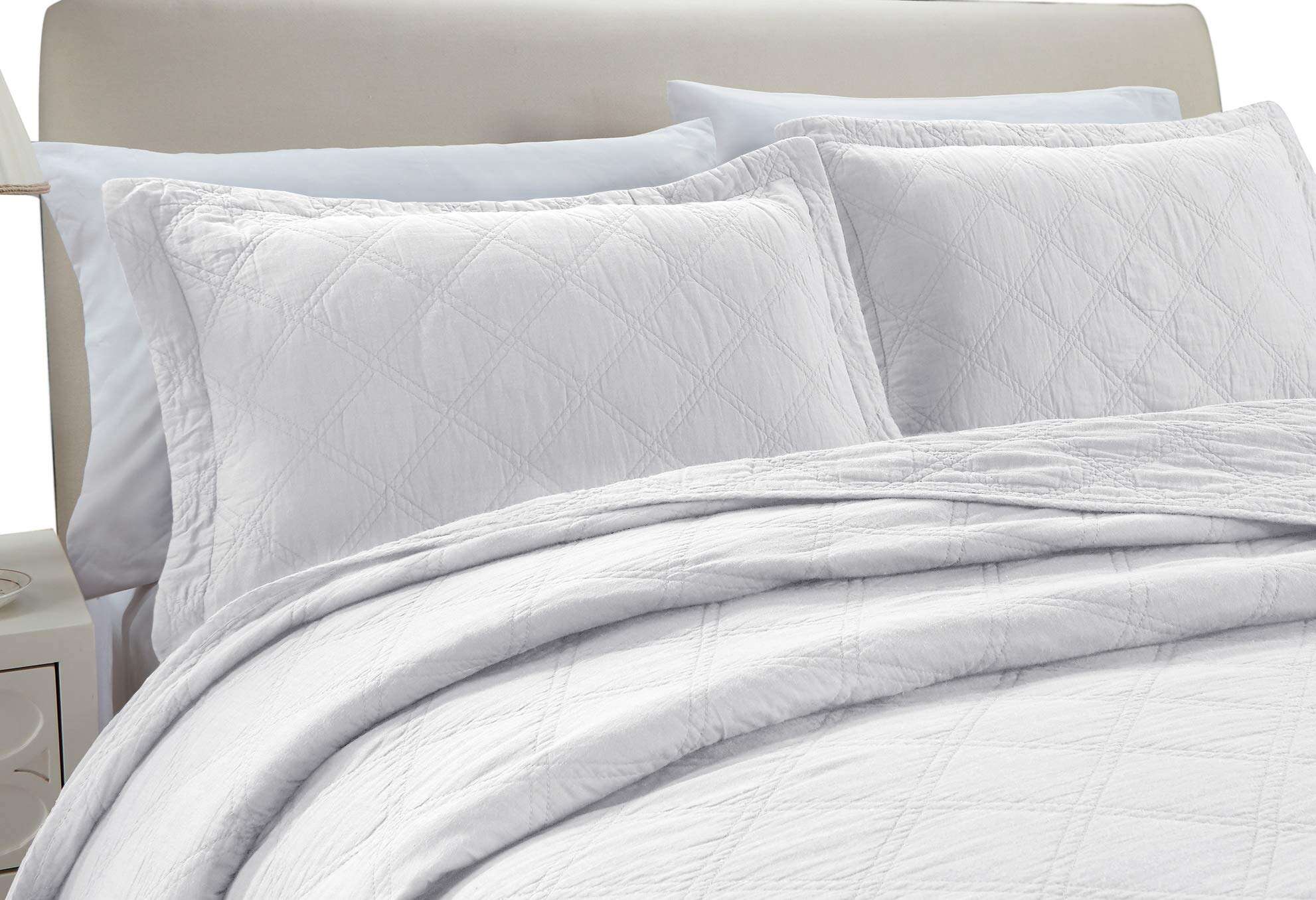 Juego de Edredón de Algodón Chezmoi Collection Bristol 3 - Imagen 4