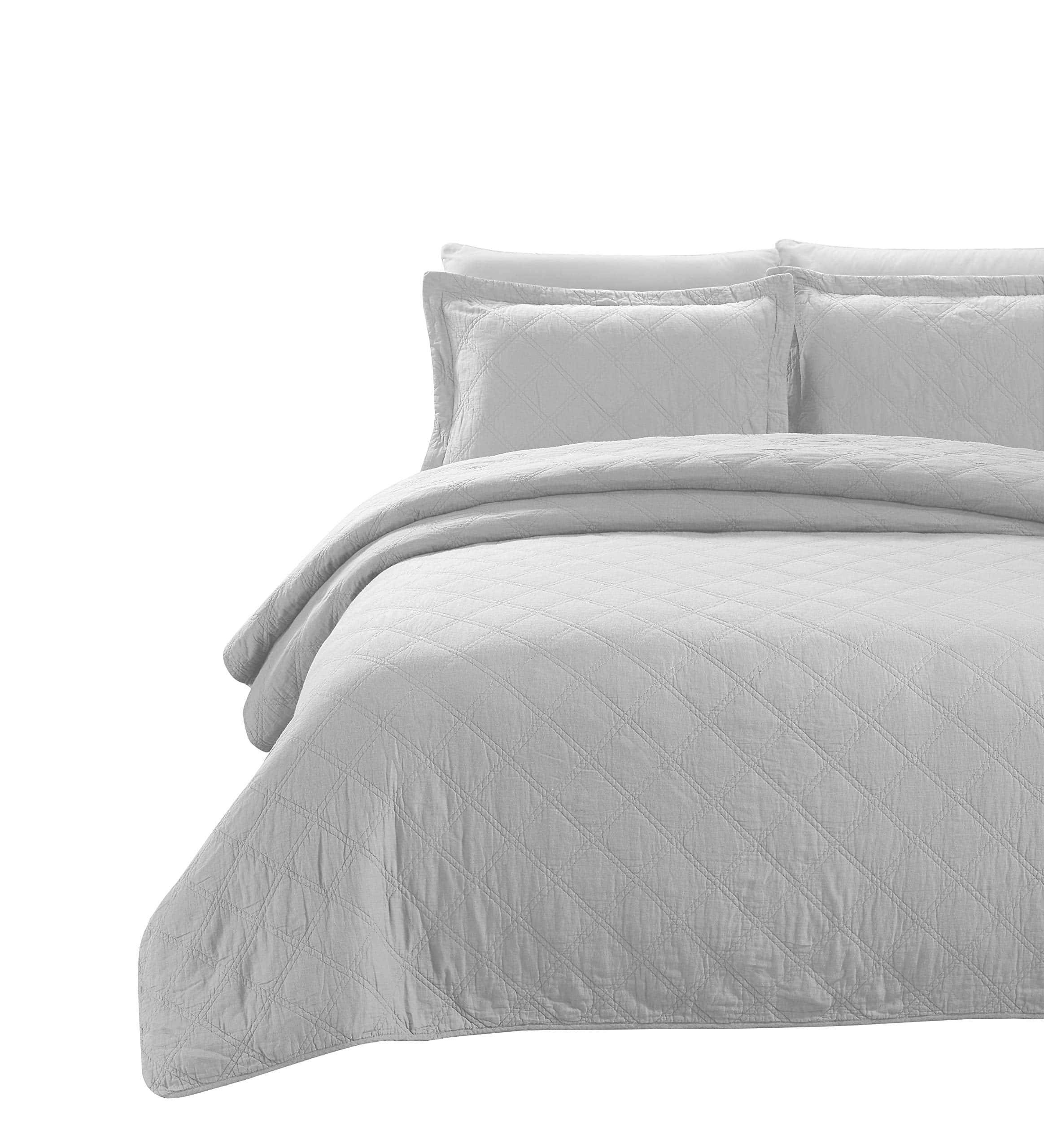Juego de Edredón de Algodón Chezmoi Collection Bristol 3