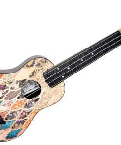 Ukulele Soprano de Viaje Serie Granada, 4 Cuerdas, Color