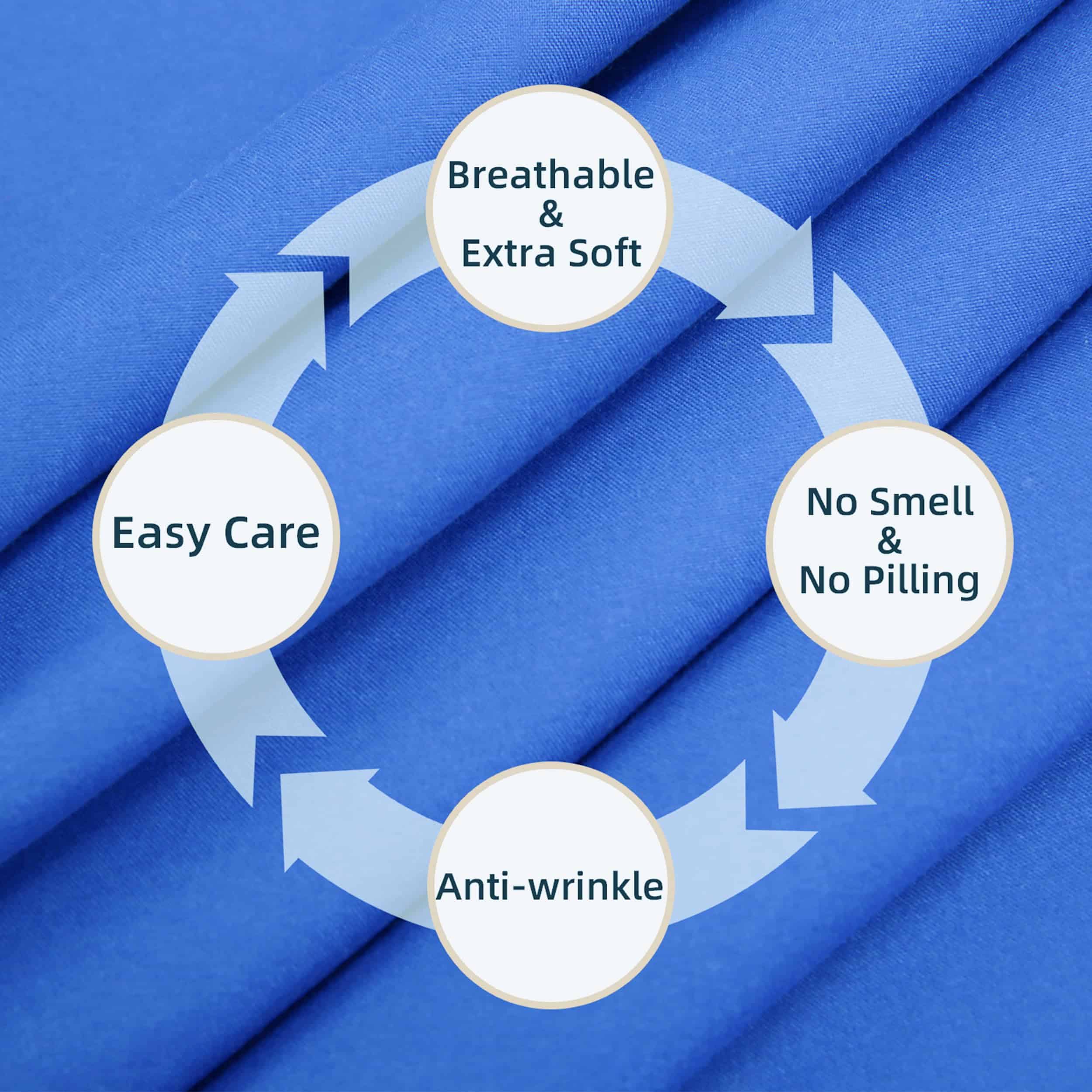 Juego de Sábanas de Algodón de Talla Única Best Season 400 - Imagen 6