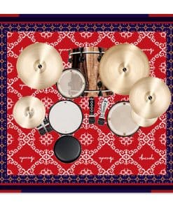 Tapete de Batería Aucuda, Tapete de Batería 6x6.6 ft, Tapiz