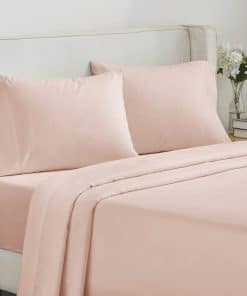 Juego de Sábanas California Design Den - -Rosa Claro