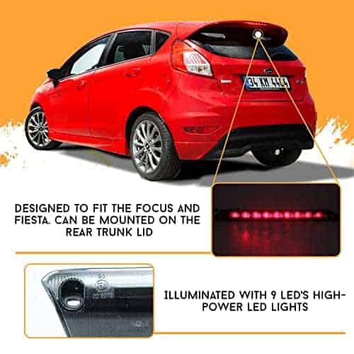 GAZOZ PERFORMANCE Luz de Freno LED Smoke 3ra Luz de Stop - - Imagen 8