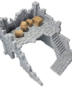 Conjunto de Ruinas de Edificación de Juegos Extruido 1B