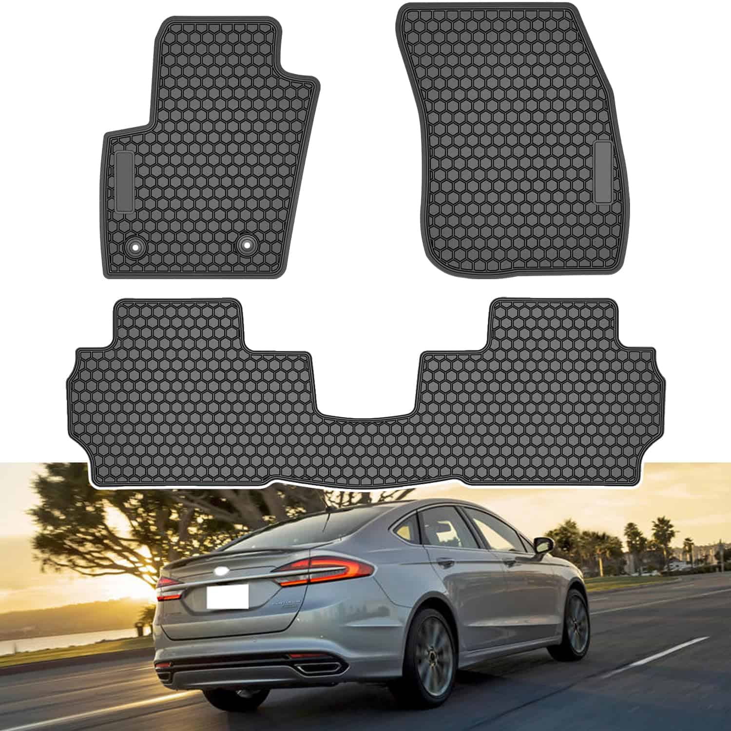 Tapetes Bonbo para Ford Fusion 2013 2014 2015 2016 2017 - Imagen 7