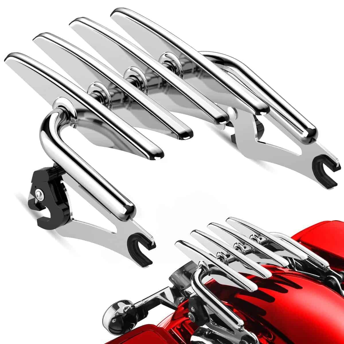 PBYMT Parrilla de equipaje desmontable compatible con