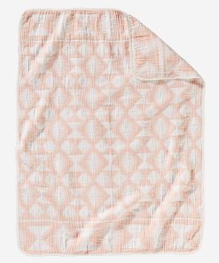 Manta de bebé de algodón tejido Pendleton Falcon Cove Coral