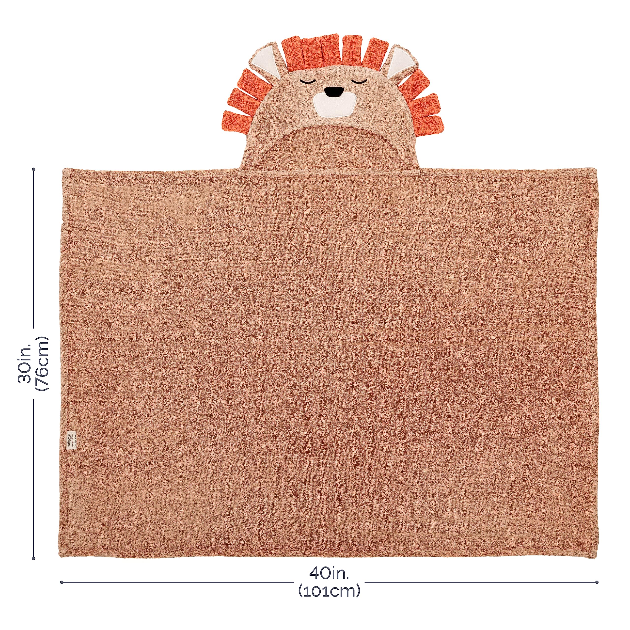 Toalla con capucha para bebé Natemia - Toalla de baño para - Imagen 3