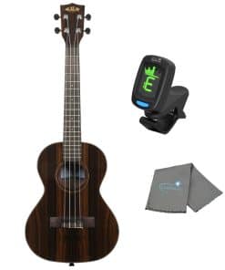 Ukulele Tenor Kala Ziricote por Kala KA-ZCT-T Bundle con