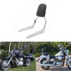 Respaldo Sissy Bar Cojín de Cuero Compatible Para Honda