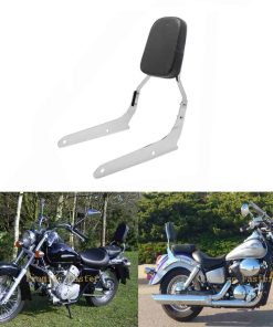 Respaldo Sissy Bar Cojín de Cuero Compatible Para Honda