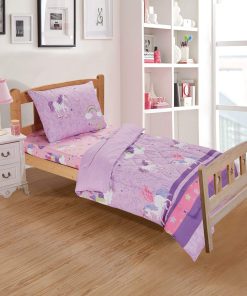 Juego de Ropa de Cama con Diseño Divertido de Unicornio