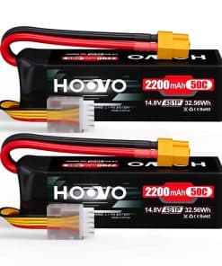 HOOVO 4S 14.8V 2200mAh 50C Batería Lipo Estuche Rígido Pack