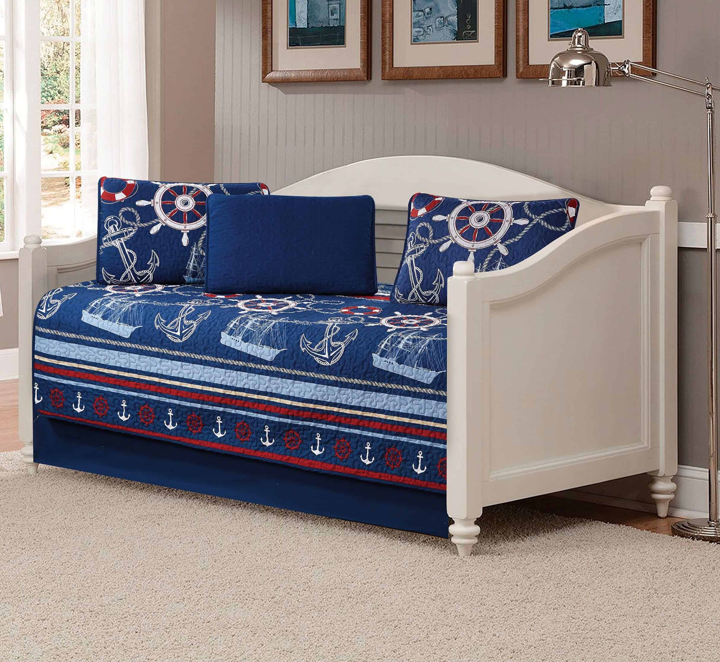 Set de Colcha Acolchada de 5 Piezas con Diseño de