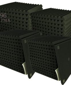 96 PACK de Espuma Acústica de Medio Tamaño (96 negra)