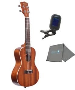 Ukulele Concierto Kala Satin Mahogany - KA-C con Afinador y