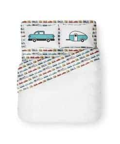 Juego de sábanas para cama Queen del camper/RV Life is