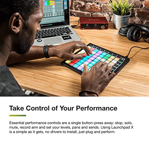 Controlador de cuadrícula MIDI Novation Launchpad X para - Imagen 3