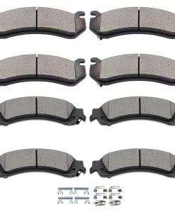 Kit de pastillas de freno de cerámica, SCITOO 8pcs juego de
